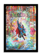 Superman All we Need is  – Giclée printed on Canvas or Paper