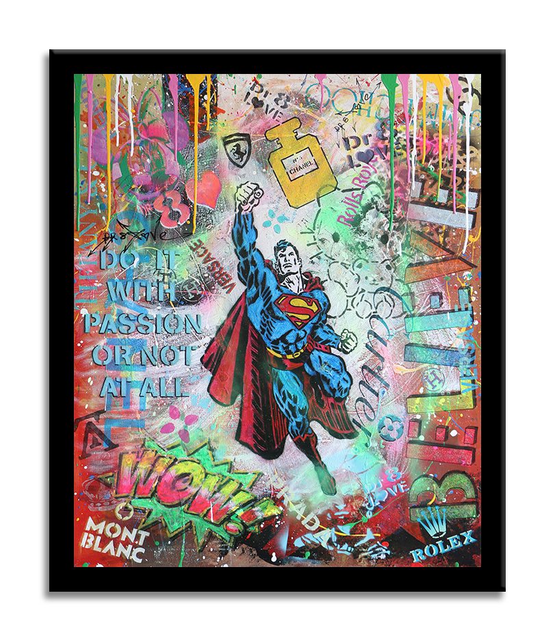 Superman Believe - Original Painting on Canvas