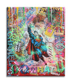 Superman Hermes - Original Painting on Canvas
