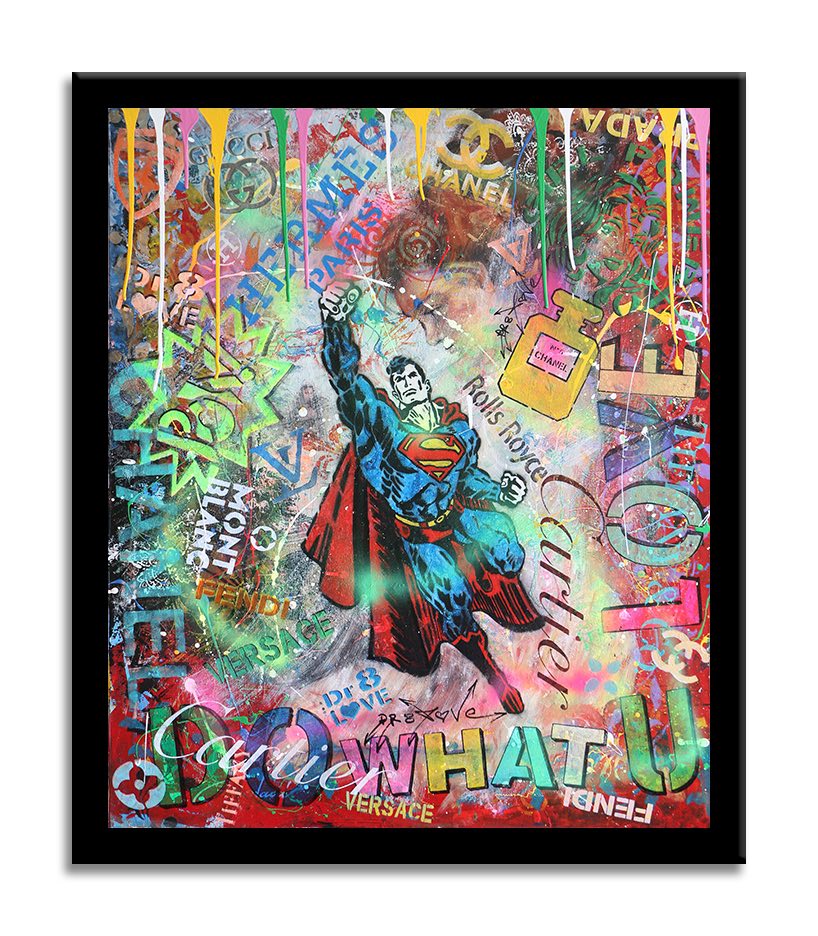 Superman Hermes – Giclée printed on Canvas or Paper