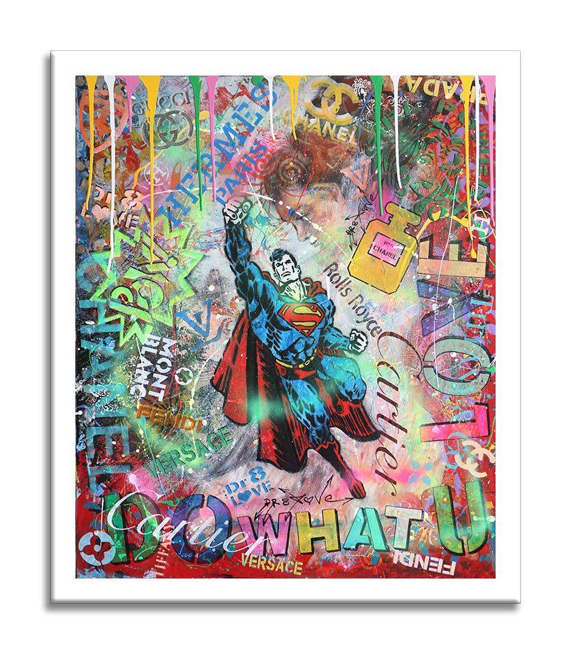 Superman Hermes – Giclée printed on Canvas or Paper