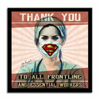 Thank you Super Heroes – Giclée printed on Canvas or Paper