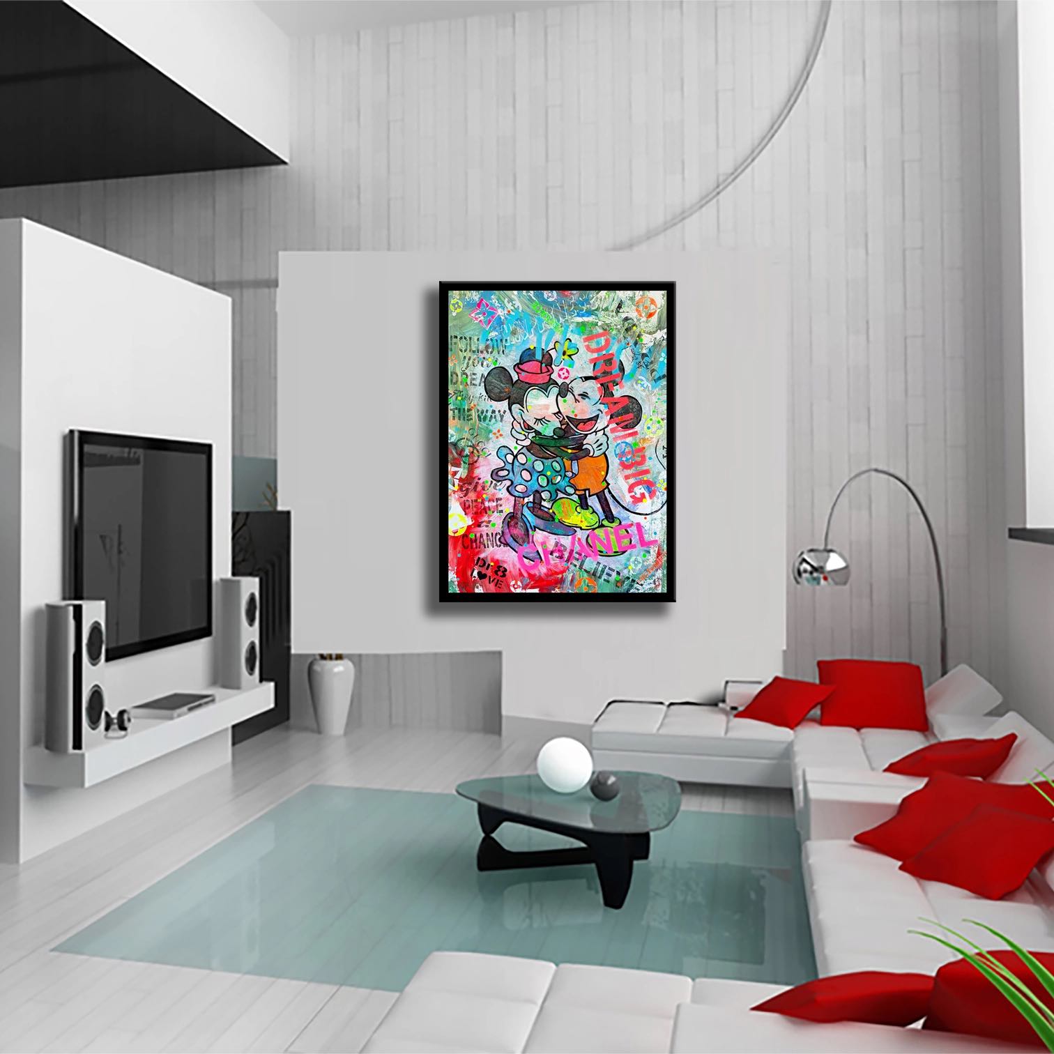 The Way Mickey – Giclée printed on Canvas or Paper
