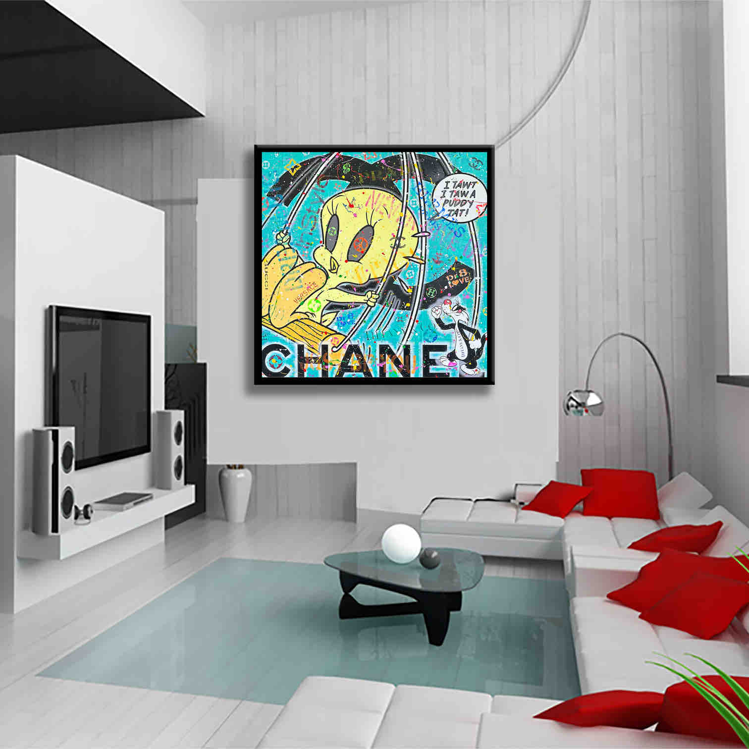 Tweety - Original Painting on Canvas