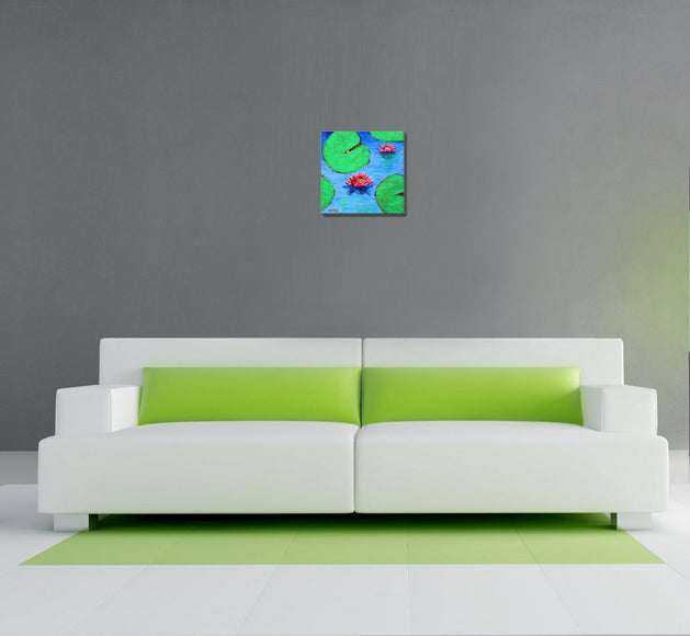 Water Lilies – Original Painting on canvas