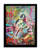 Wonder Woman Beilieve - Original Painting on Canvas