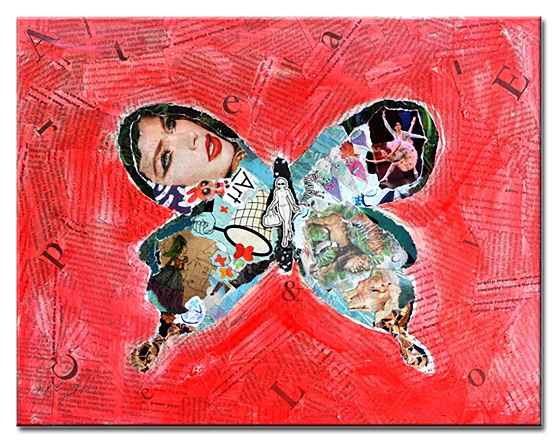 Europe - Original Painting on canvas