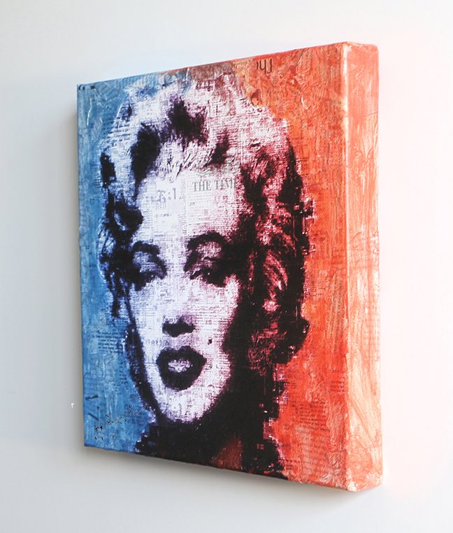 Marilyn Beauty - Original Painting on Canvas