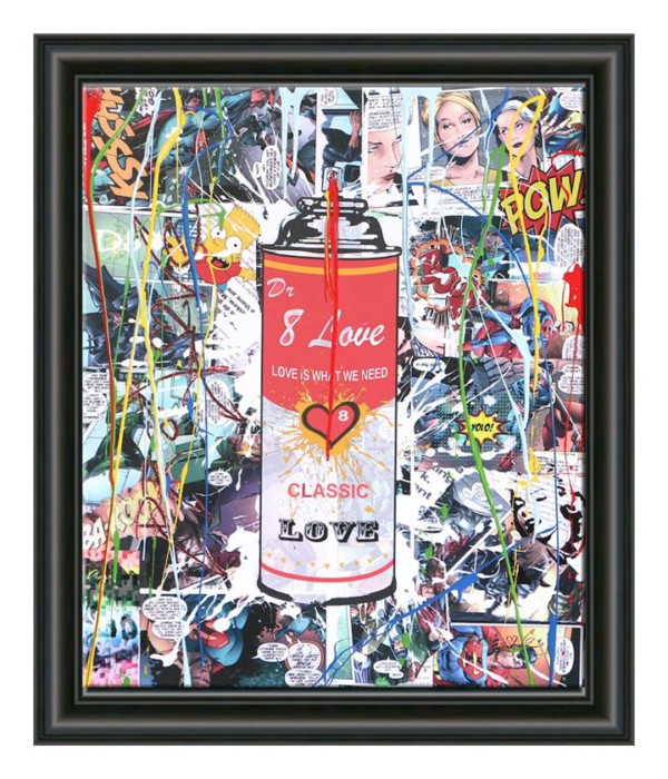 Spray Love Can6– Original Painting on canvas
