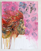 You're Right! - Original Collage Painting on Paper